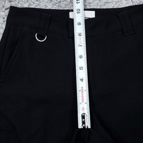 READ Anthropologie Low Rise Ankle Zip Wide Leg Pants Black Size 0 Stretch - Picture 12 of 12